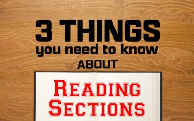 3 Things You Need to Know about Reading Sections